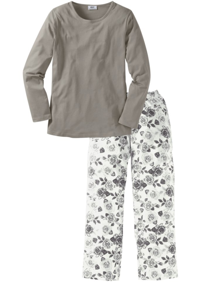 Pyjama in grau - bpc bonprix collection