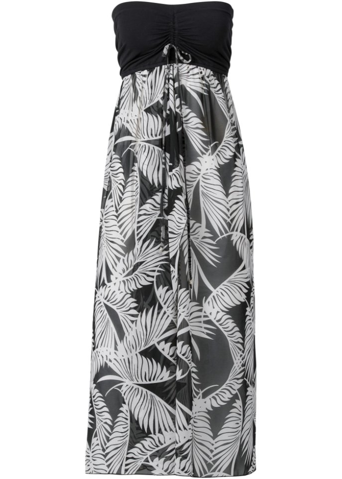 Strand Bandeau-Kleid in schwarz - bpc selection