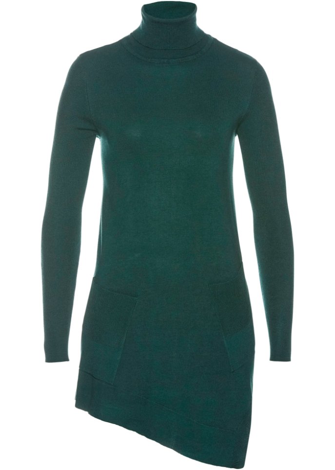 Long-Pullover in grün von vorne - bpc selection