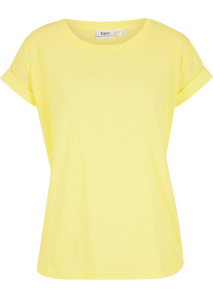 Boxy-Shirt, Kurzarm in gelb - bpc bonprix collection
