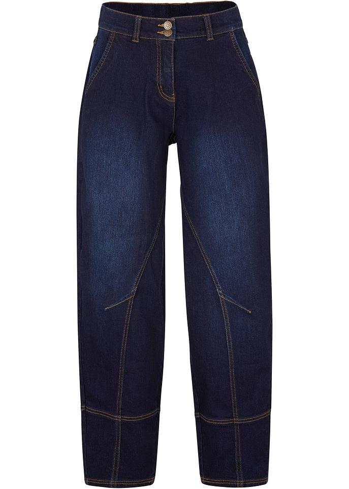 Modische Jeans Mit Extra Weitem Beim Und Bequemen Bund Blau 