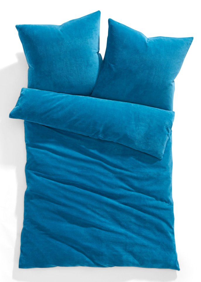 Bettwäsche mit Cashmere Touch in blau - bpc living bonprix collection
