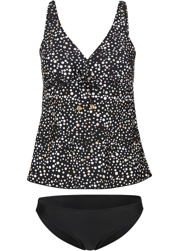Eleganter Tankini mit aufwendigem Druck Damen bonprix