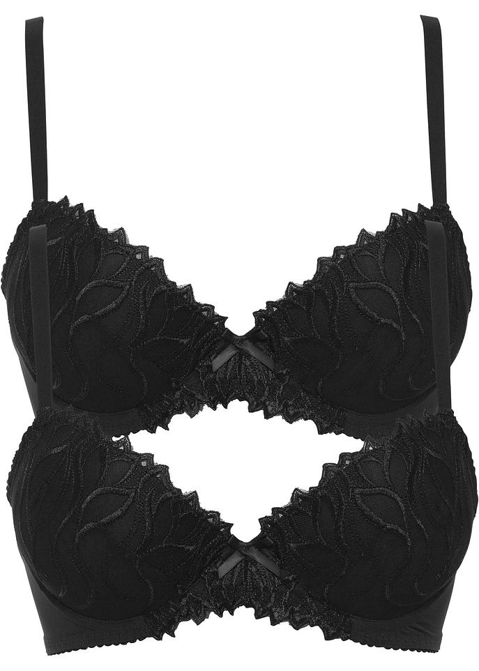 Damen BH Mit Spitze - Bügellos, Verstellbar, Weiches Baumwollmaterial