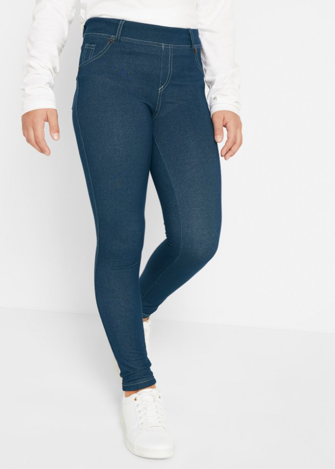 Mädchen Jeggings mit Steinchen Bonprix Mädchen Kleidung Hosen & Jeans Jeans Jeggings 