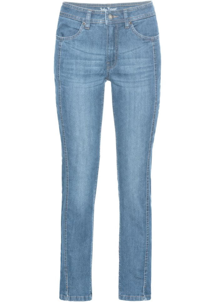 7/8 Slim Fit Komfort-Stretch-Jeans in blau - John Baner JEANSWEAR