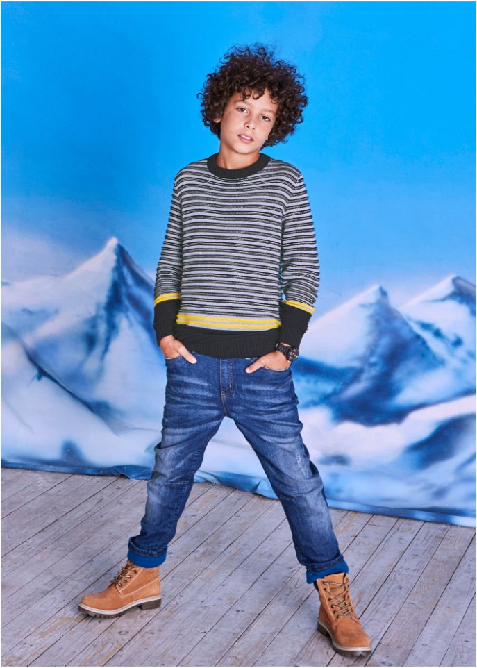 tot nu Geschatte Controverse Thermo Jeans im Slim Fit - blau - Kinder | bonprix