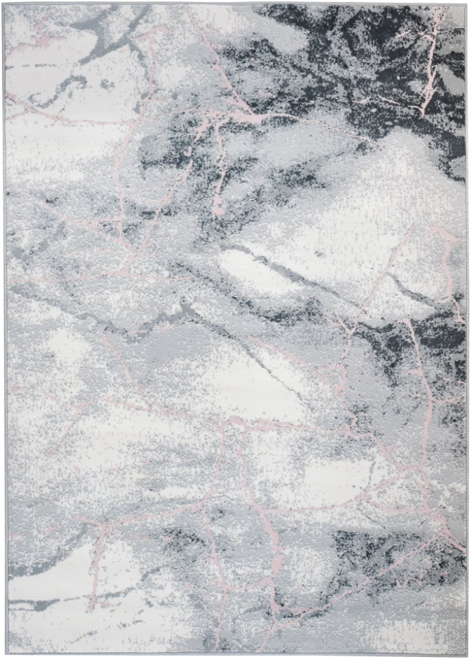 Teppich in marmorierter Musterung in grau - bpc living bonprix collection