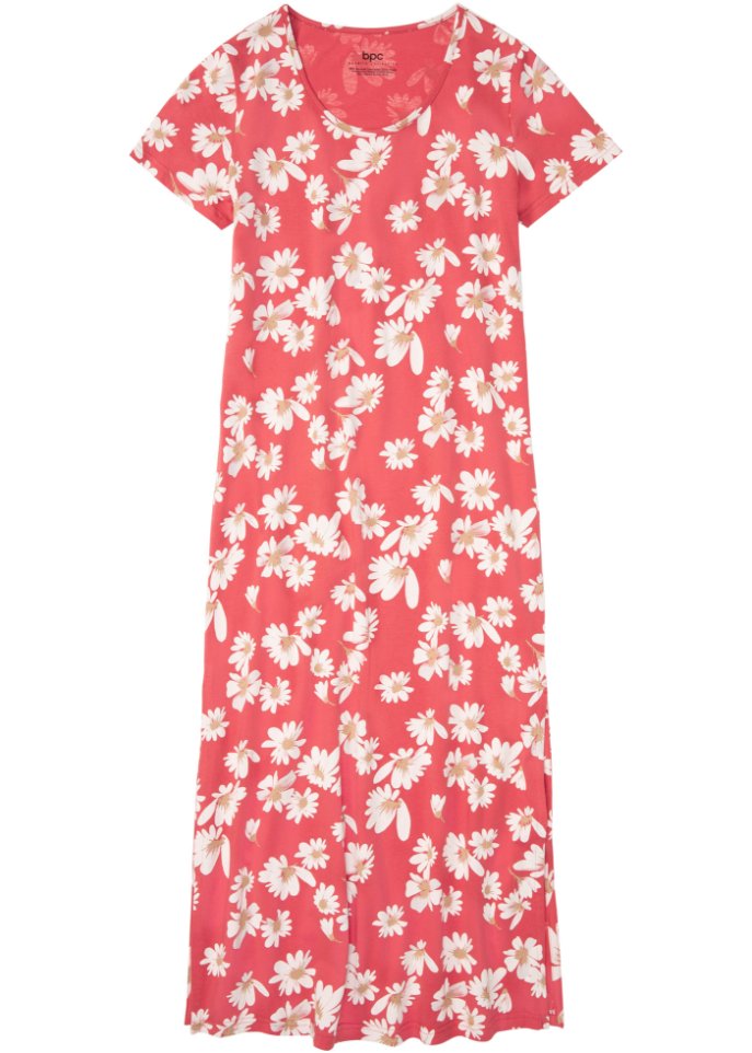 Nachtkleid in pink von vorne - bpc bonprix collection