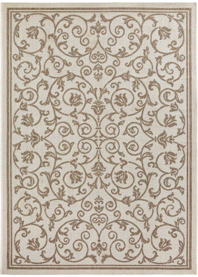 In-und Outdoor Teppich mit Ornamentmusterung in beige - bpc living bonprix collection