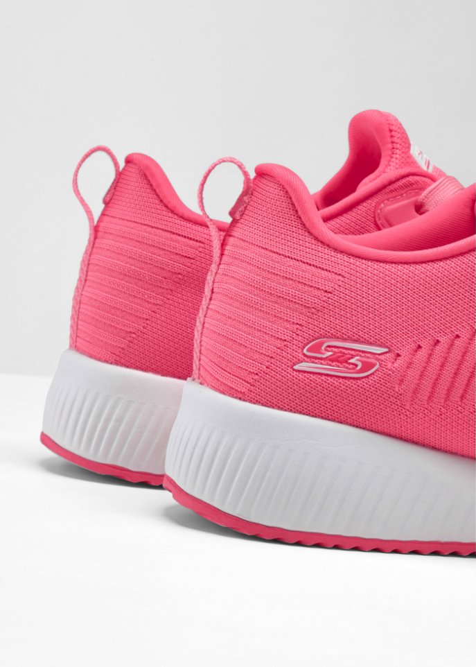 Bequemer Komfort Sneaker von Skechers in Neon-Farbe - pink