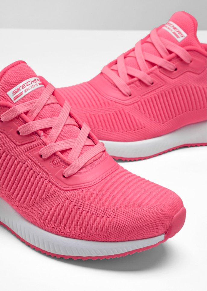 Bequemer Komfort Sneaker von pink in Neon-Farbe - Skechers