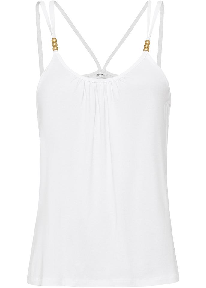 Top in weiß von vorne - BODYFLIRT