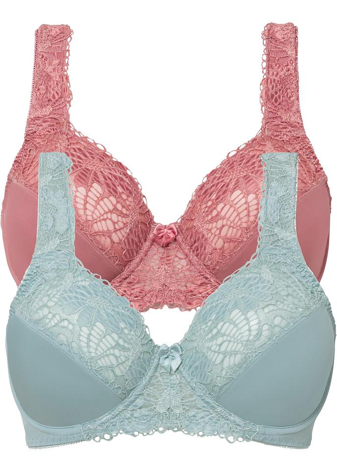 Minimizer BH mit Bügel (2er Pack) in grau von vorne - bpc selection