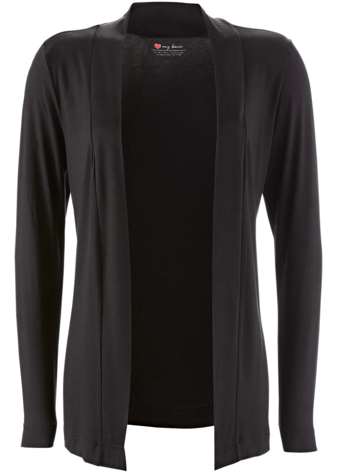 Shirtjacke, aus leichtem Material in schwarz - bpc bonprix collection