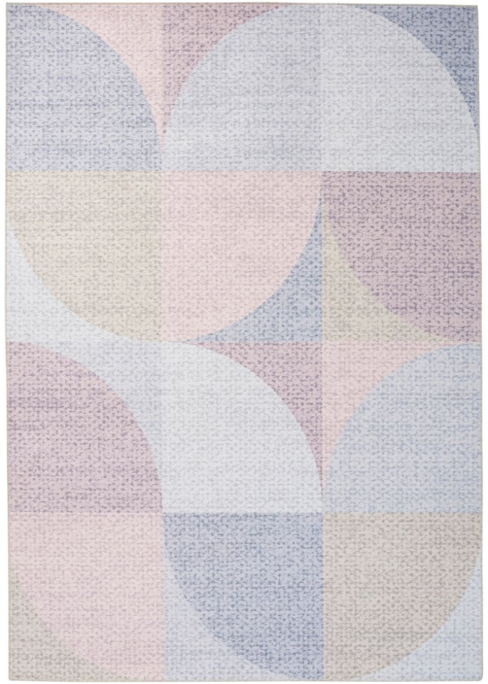 Teppich mit grafischer Musterung in rosa - bpc living bonprix collection
