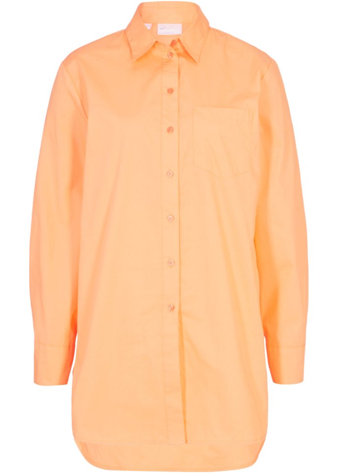Hemdbluse  in orange von vorne - bpc selection