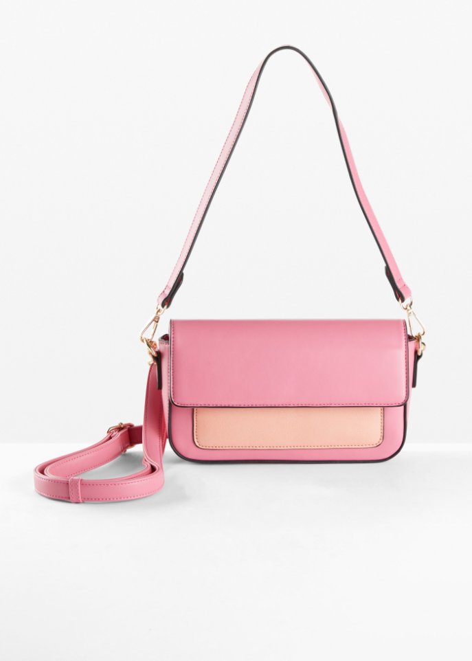 Handtasche mit austauschbarem Taschengurt in rosa - bpc bonprix collection