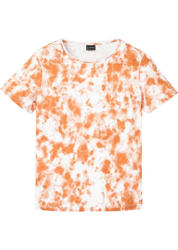 T-Shirt in weiß von vorne - RAINBOW