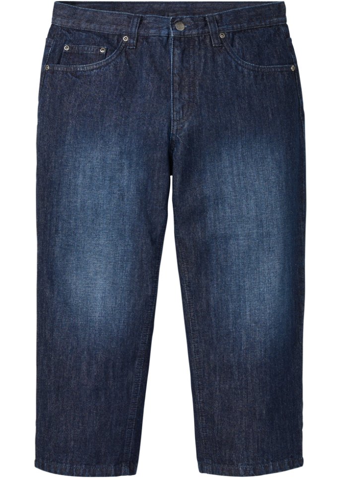 7/8 Loose Fit Jeans in blau von vorne - John Baner JEANSWEAR