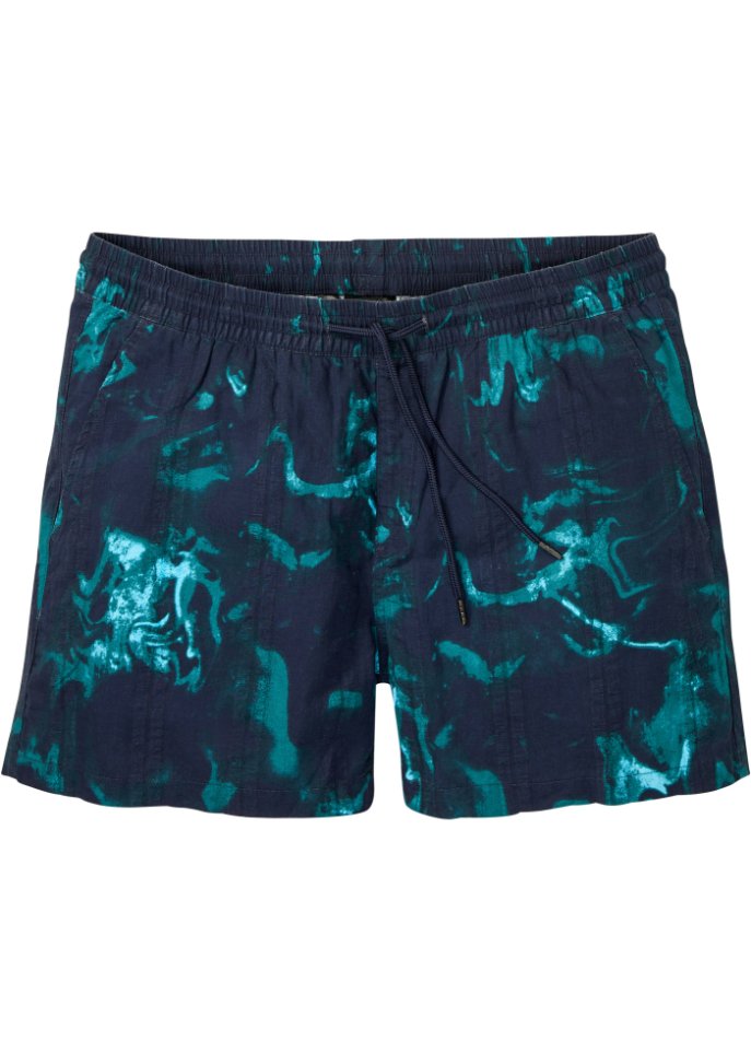 Schlupf-Shorts, Regular Fit in blau von vorne - RAINBOW