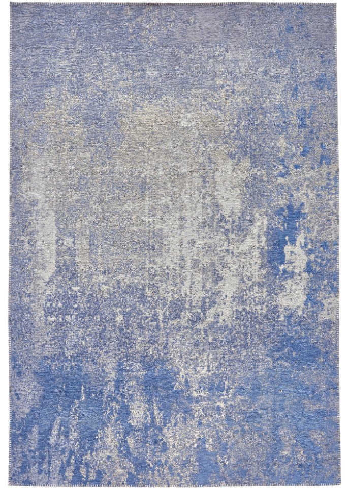 In-und Outdoor Teppich mit Vintagemusterung in blau - bpc living bonprix collection