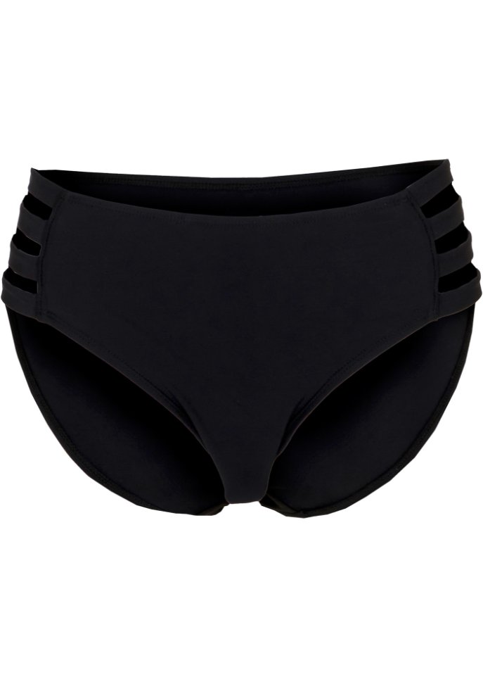 Bikinihose in schwarz von vorne - BODYFLIRT