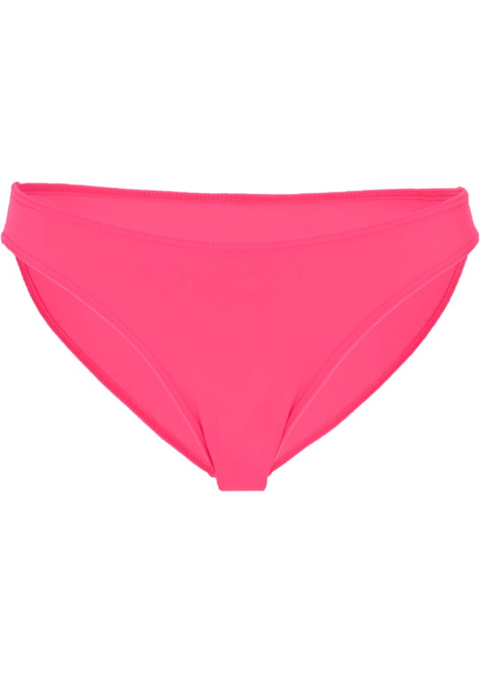 Bikinihose aus recyceltem Polyamid in pink von vorne - bpc bonprix collection