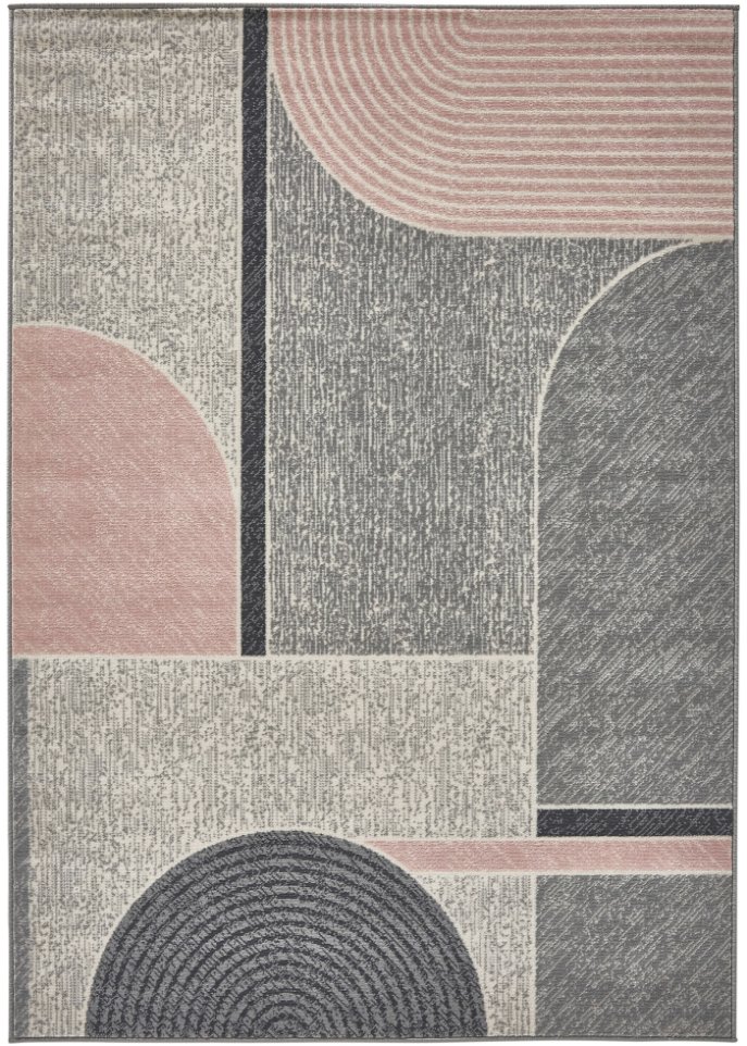 Teppich mit grafischer Musterung in grau - bpc living bonprix collection