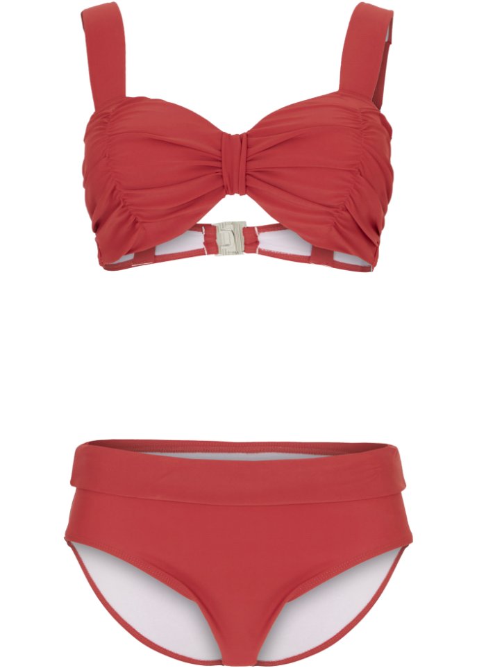 Bügel Bikini (2-tlg.Set) in rot von vorne - bpc selection