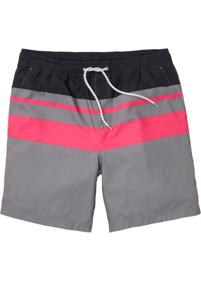 Strand-Shorts in schwarz von vorne - bpc bonprix collection