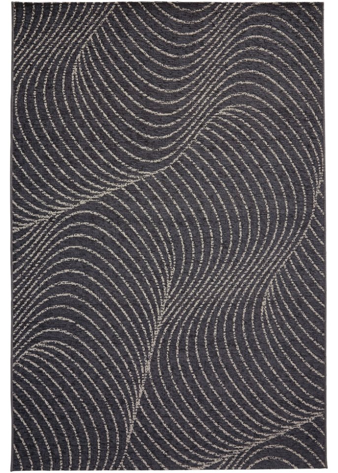 In- und Outdoor Teppich mit graphischer Musterung in blau - bpc living bonprix collection