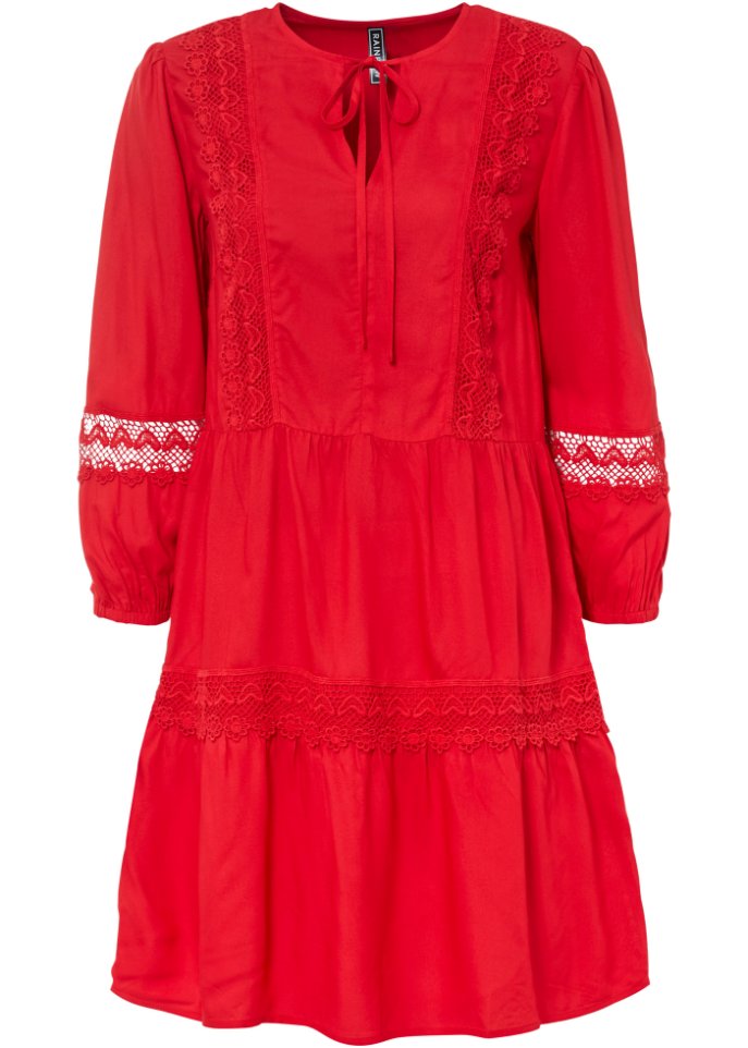 Kleid in rot von vorne - RAINBOW
