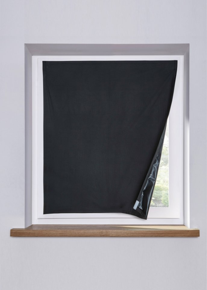 Dachfensterfolie mit Klettband in schwarz - bpc living bonprix collection