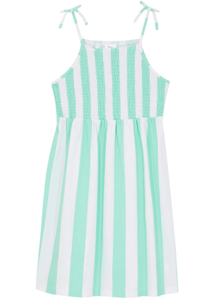 Mädchen Sommerkleid in weiß von vorne - bpc bonprix collection