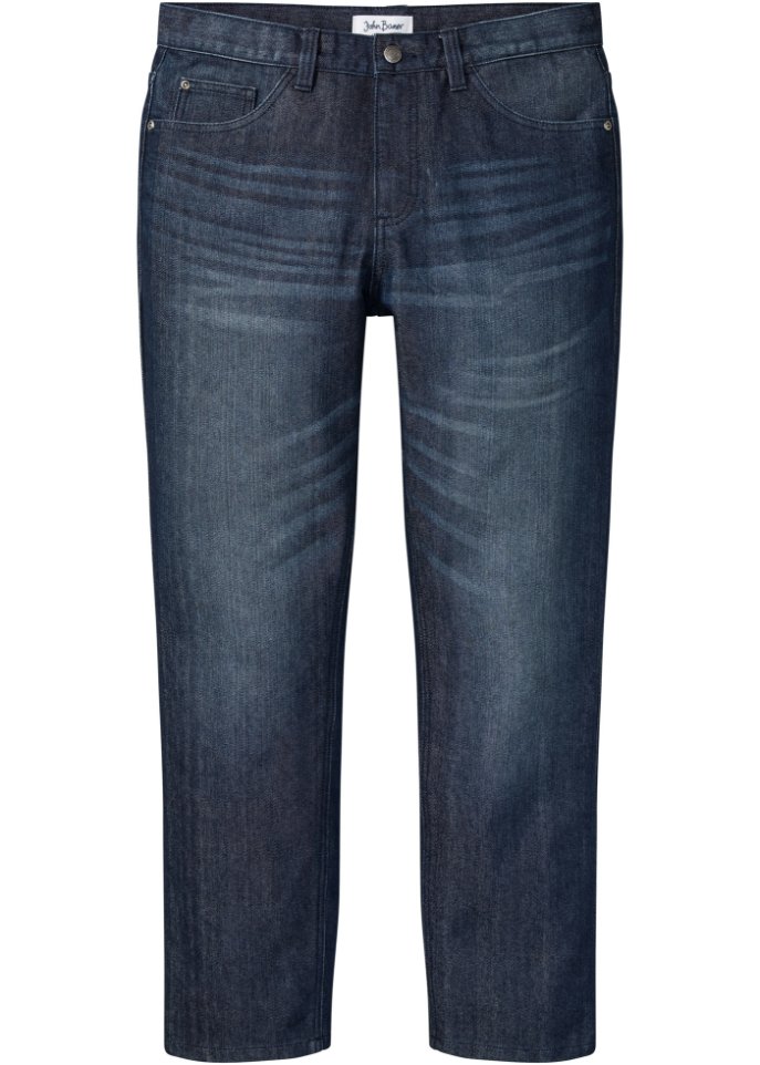 Classic Fit Jeans , Straight in blau von vorne - John Baner JEANSWEAR