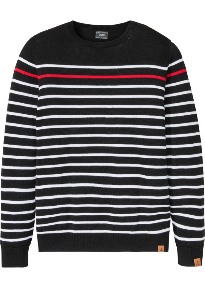 Pullover  in schwarz von vorne - bpc bonprix collection