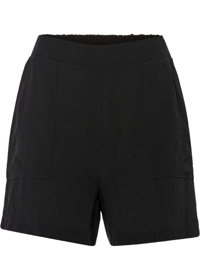 Shorts in schwarz von vorne - BODYFLIRT