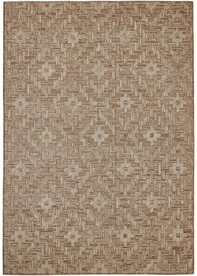 In-und Outdoor Teppich mit grafischem Muster in beige - bpc living bonprix collection