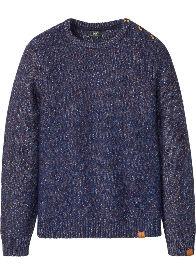 Pullover  in blau von vorne - bpc bonprix collection