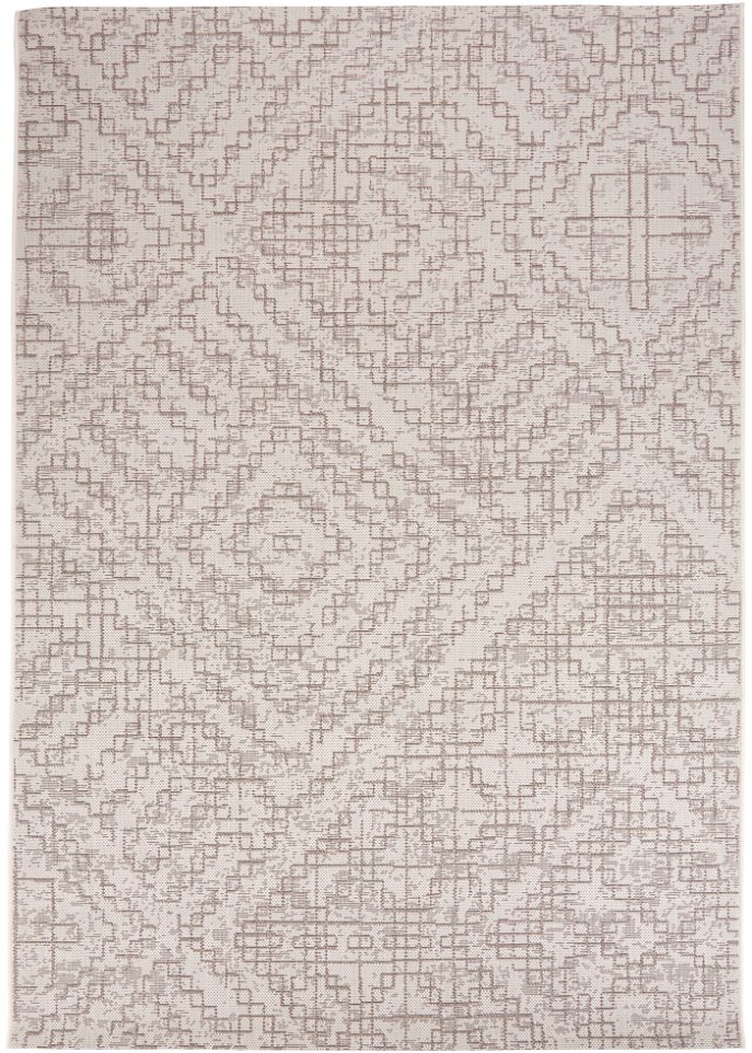 In- und Outdoor Teppich mit grafischer Struktur in beige - bpc living bonprix collection