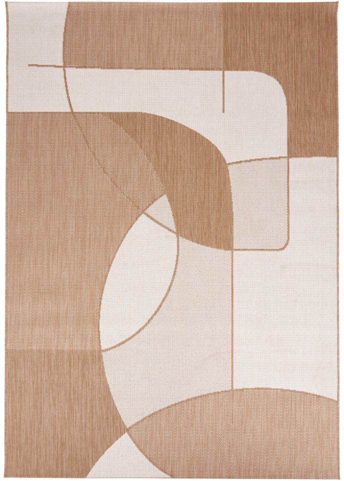 In-und Outdoor Teppich mit grafischer Musterung in beige - bpc living bonprix collection