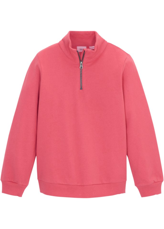 Mädchen Sweatshirt in rot von vorne - bpc bonprix collection