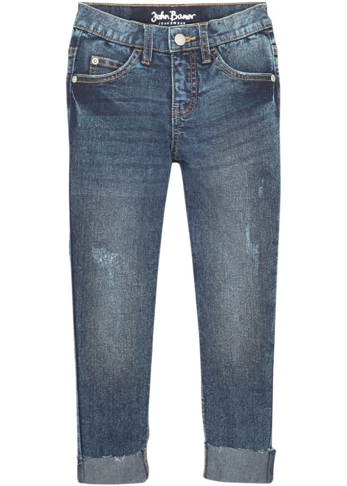 Jungen 5-Pocket Jeans, Regular Fit in blau - John Baner JEANSWEAR