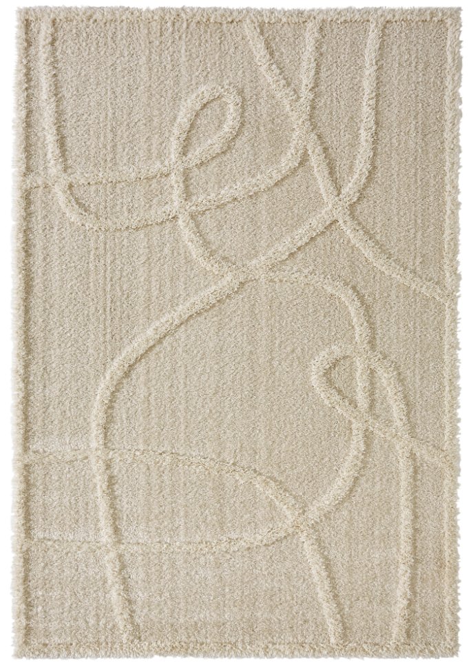 Teppich in Hoch-Tief Musterung in beige - bpc living bonprix collection