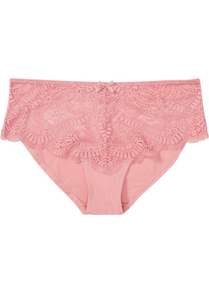 Panty mit recyceltem Polyamid in rosa von vorne - BODYFLIRT