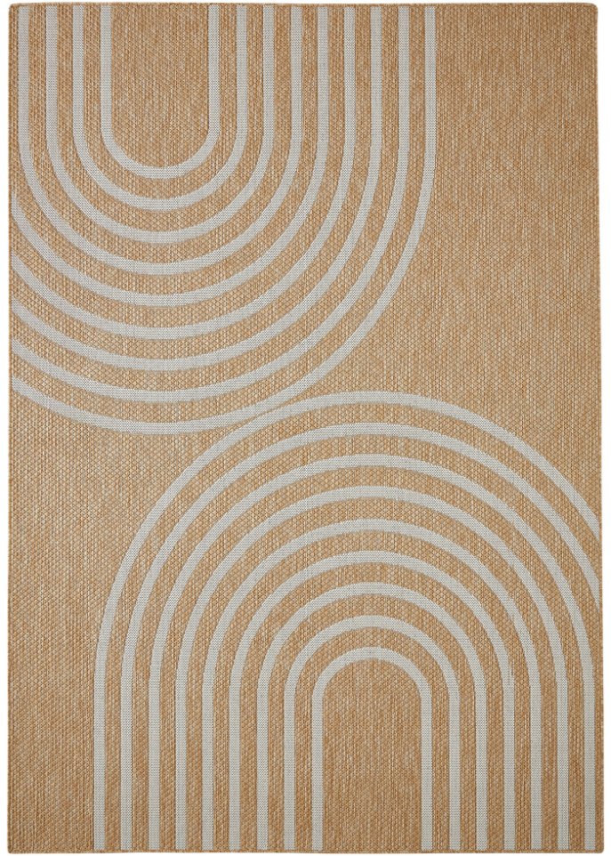 In-und Outdoor Teppich mit moderner Musterung in braun - bpc living bonprix collection