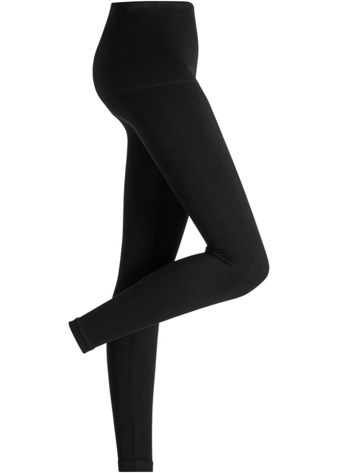Shape Seamless Leggings mit starker Formkraft in schwarz von vorne - bpc bonprix collection