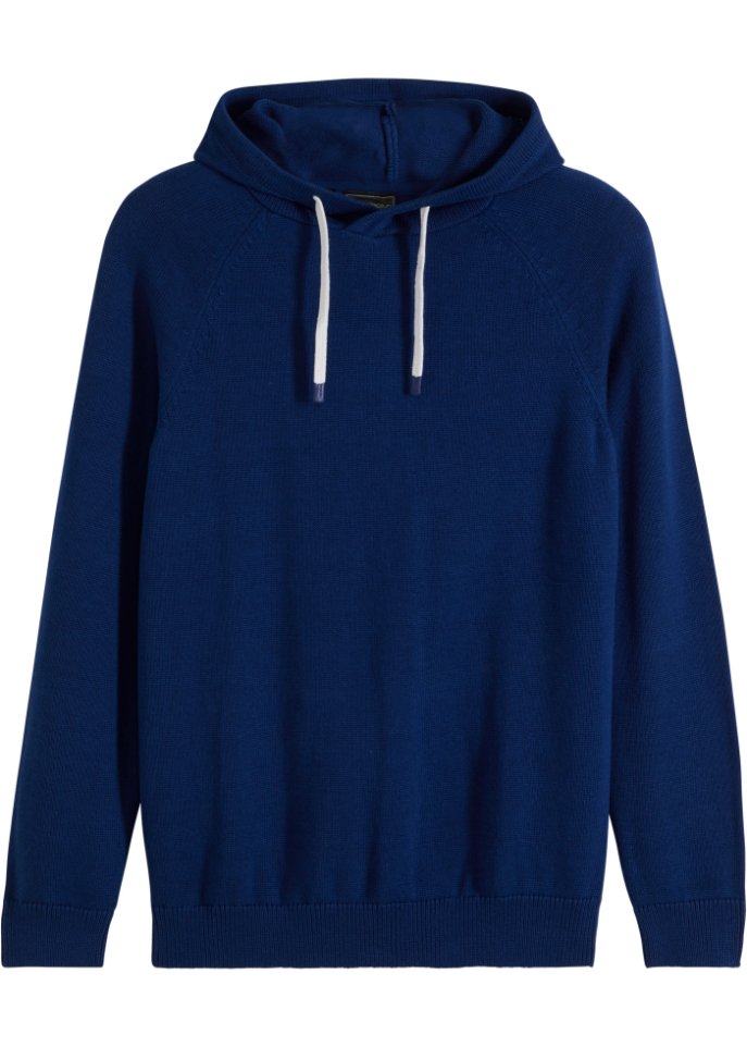 Pullover mit Kapuze  in blau von vorne - bpc selection