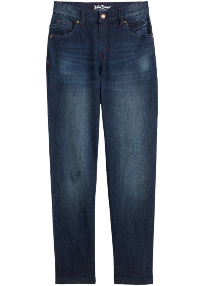 Jungen Jeans, Loose Fit in blau von vorne - John Baner JEANSWEAR